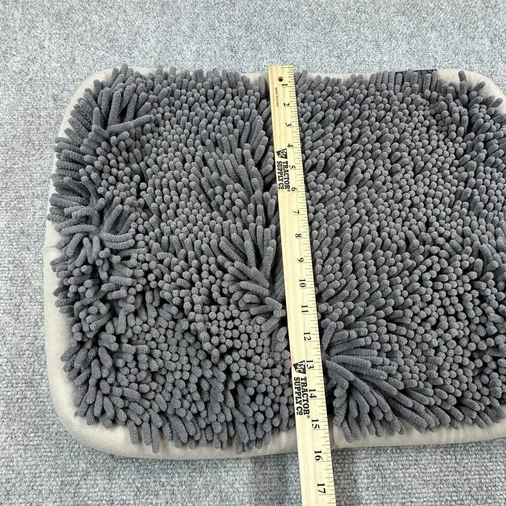 Rundik Dog Snuffle Mat Gray Interactive Feeding Puzzle Treat Foraging Mat